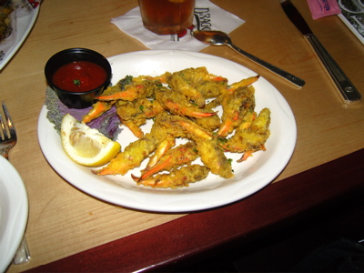 Mini crab claws expertly fried fill the bill at Drago\'s in New Orleans. 