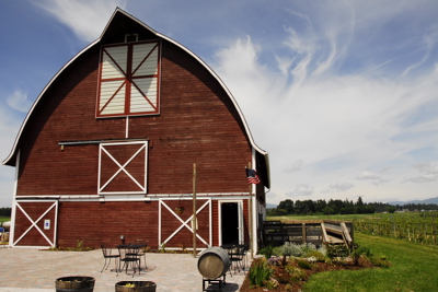 Red Barn Cider and Tulip Valley Wines\' tasting room are located in a big red barn in the Skagit Valley. 