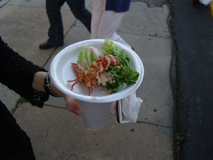 NOLA Softshell Crawfish Enjoying a plate of softshell crawfish.