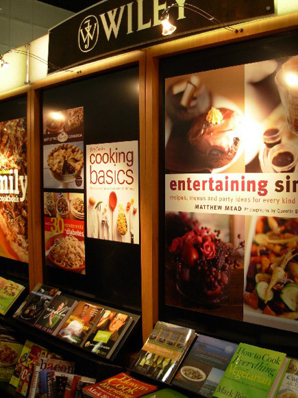 The John Wiley & Sons Booth at Book Expo America Pacific Northwest Wining & Dining at the John Wiley & Sons Booth at Book Expo America.