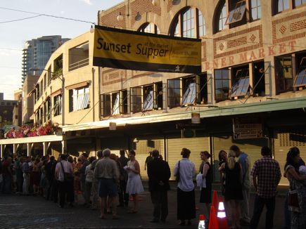 The Market\'s annual Sunset Supper brought out crowds of 1,400 people on a beautiful summer night. 