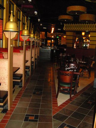 The inviting interior at the newest location of Racha Thai & Asian Kitchen. 