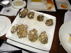 Union Oysters on the Half Shell after consumption. 