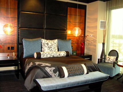 Our bedroom at Tulalip Resort Casino in Marysville, Washington. 