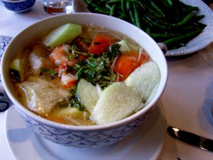 The Tamarind Soup at Long in Downtown Seattle