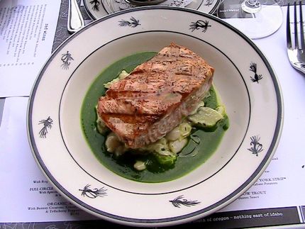 Steelhead Diner Grilled Alaskan Salmon