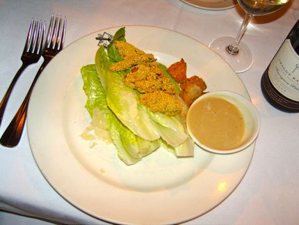 Flying Fish Fried Oyster Caesar Salad