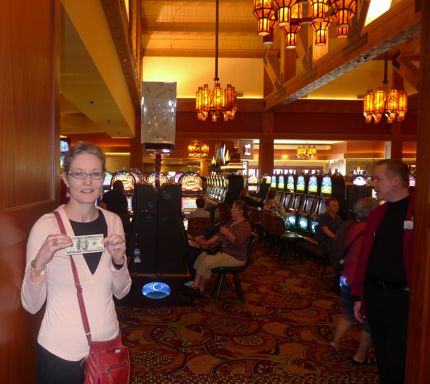 Braiden Rex-Johnson with Casino Winnings