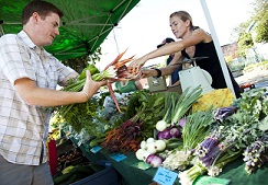 Victoria, BC, farmers market photo northwest wining and dining downtown seattle website link